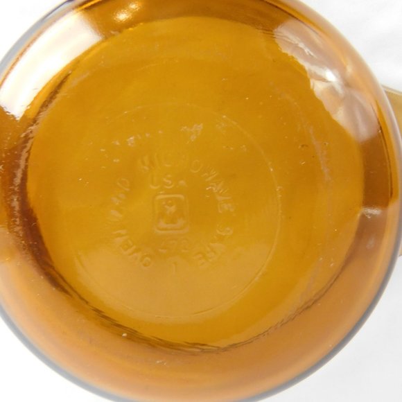 Anchor Hocking Fire King #472 Amber 12 OZ Small Casserole Dish With Lid - Picture 4 of 4